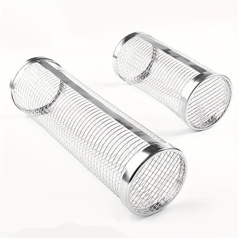 Stainless Steel BBQ Grill Basket for Outdoor Cooking