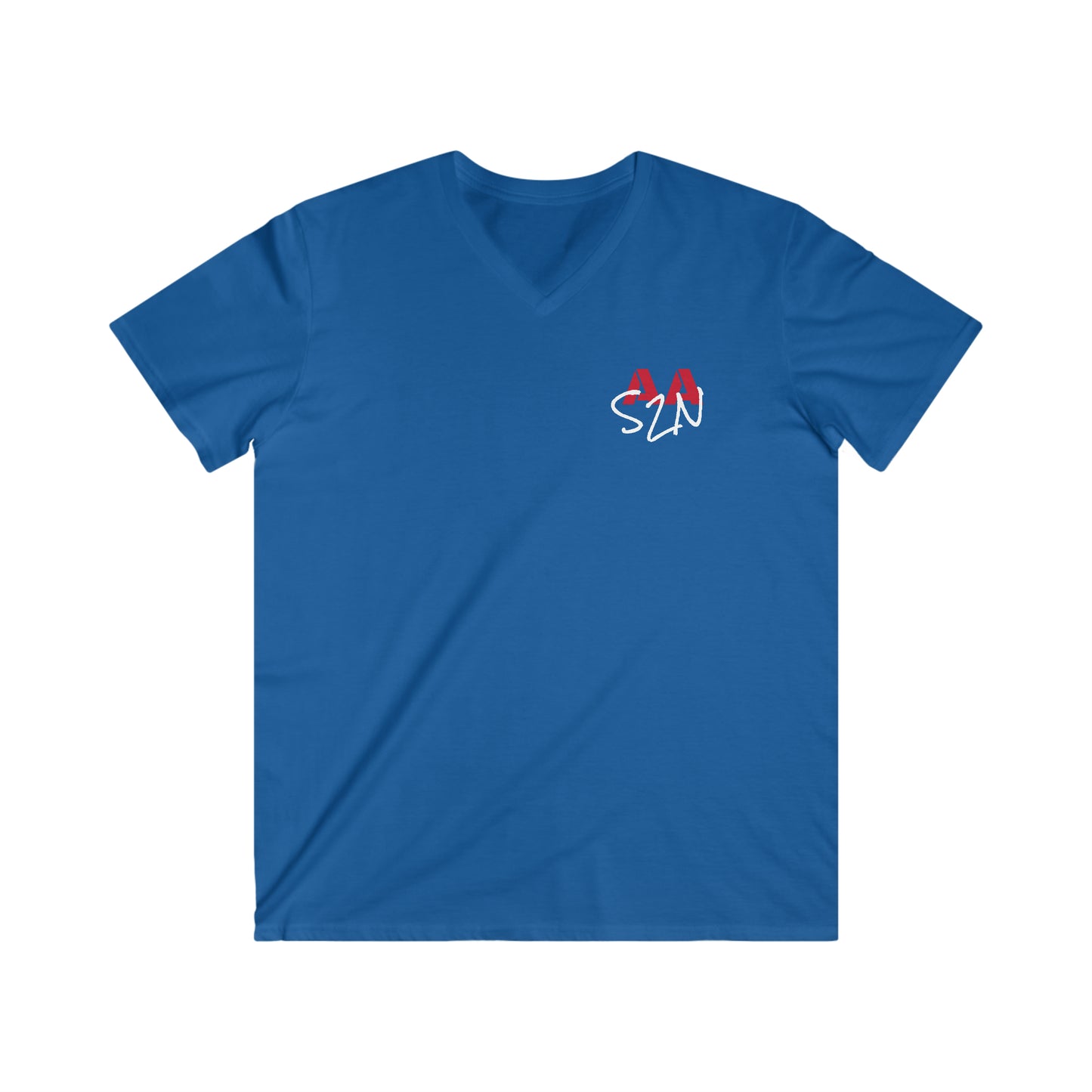 AAS2N USA Men's Fitted V-Neck Short Sleeve Tee