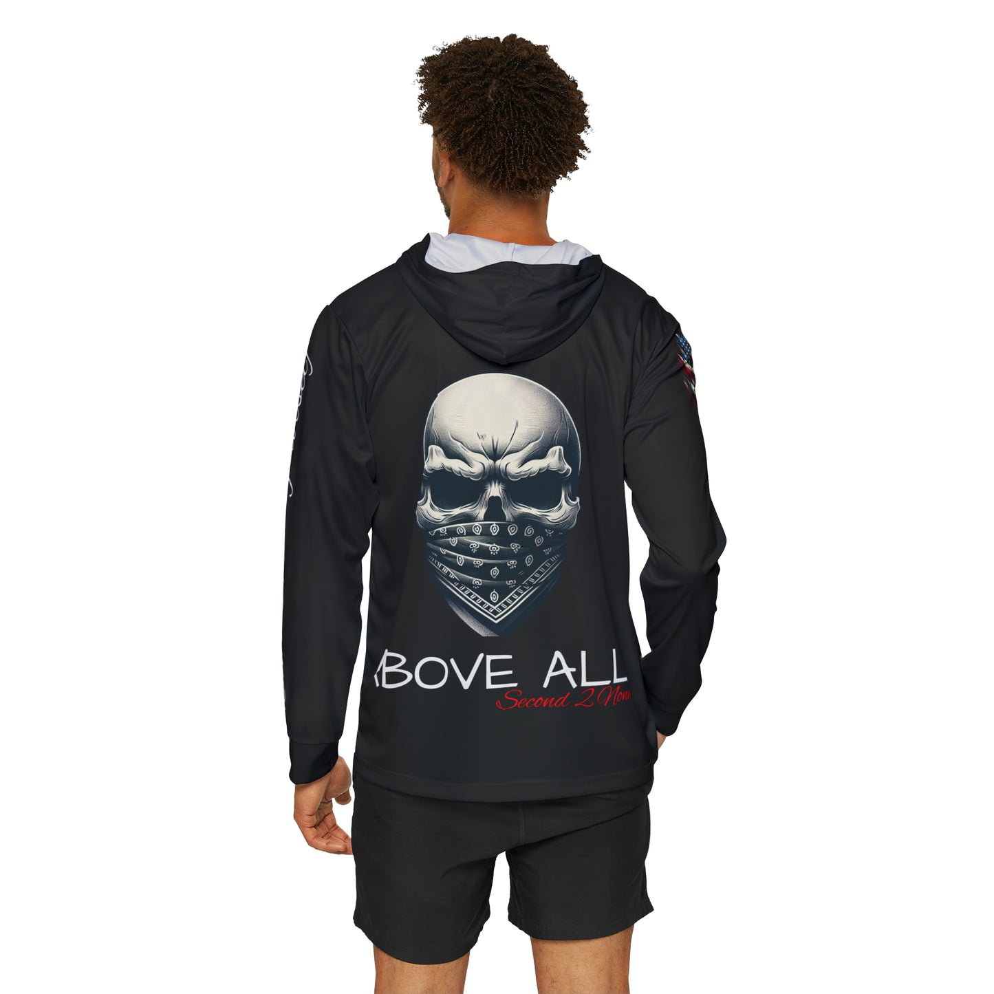 Above All 2nd to None Men's Sports Warmup Hoodie - Black