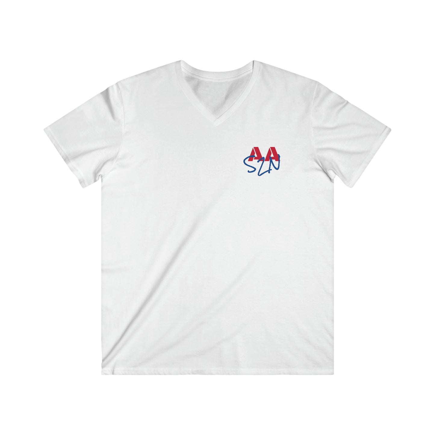 AAS2N USA Men's Fitted V-Neck Short Sleeve Tee