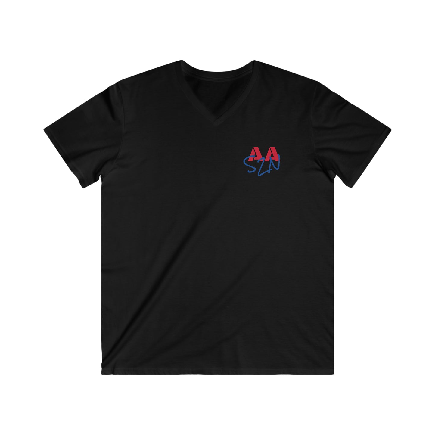 AAS2N USA Men's Fitted V-Neck Short Sleeve Tee