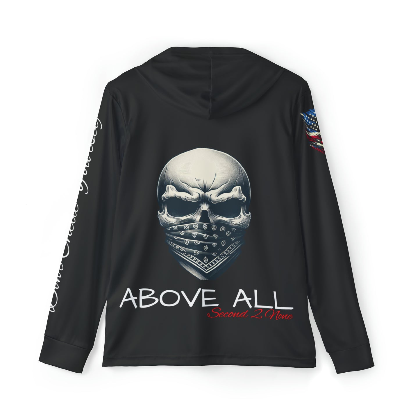 Above All 2nd to None Men's Sports Warmup Hoodie - Black