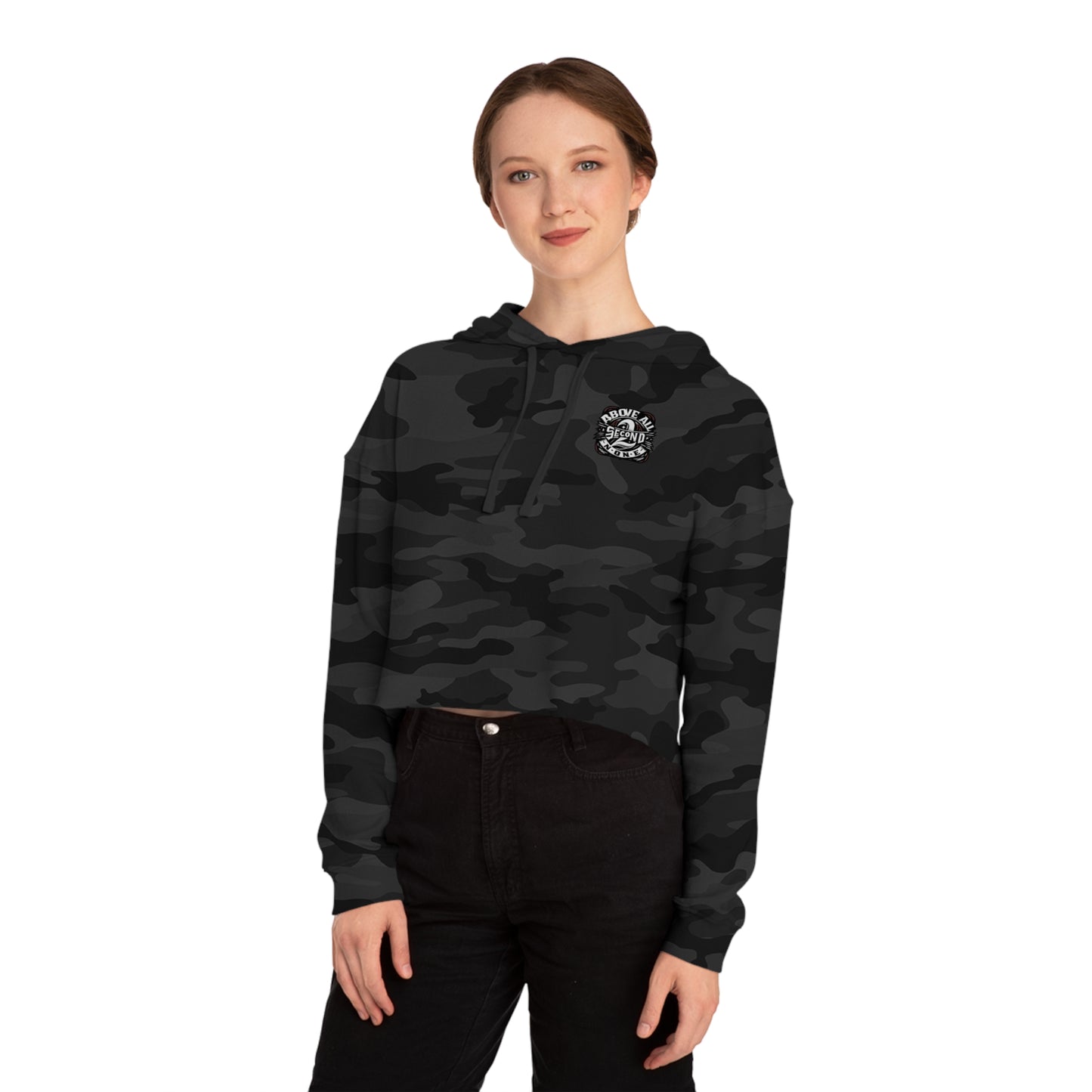 Above All Second 2 None Women’s Cropped Hooded Sweatshirt