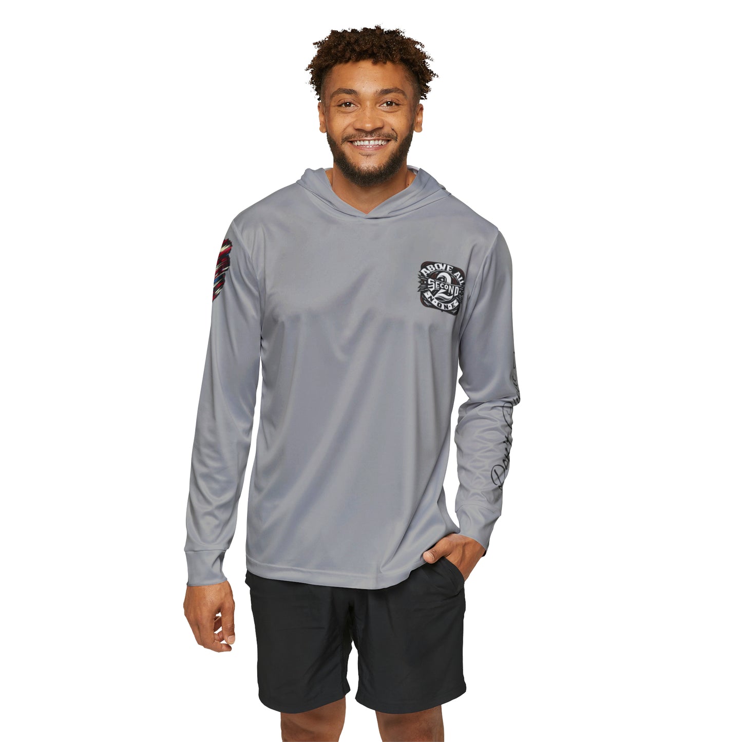 Above All 2nd to None Men's Sports Warmup Hoodie - Grey