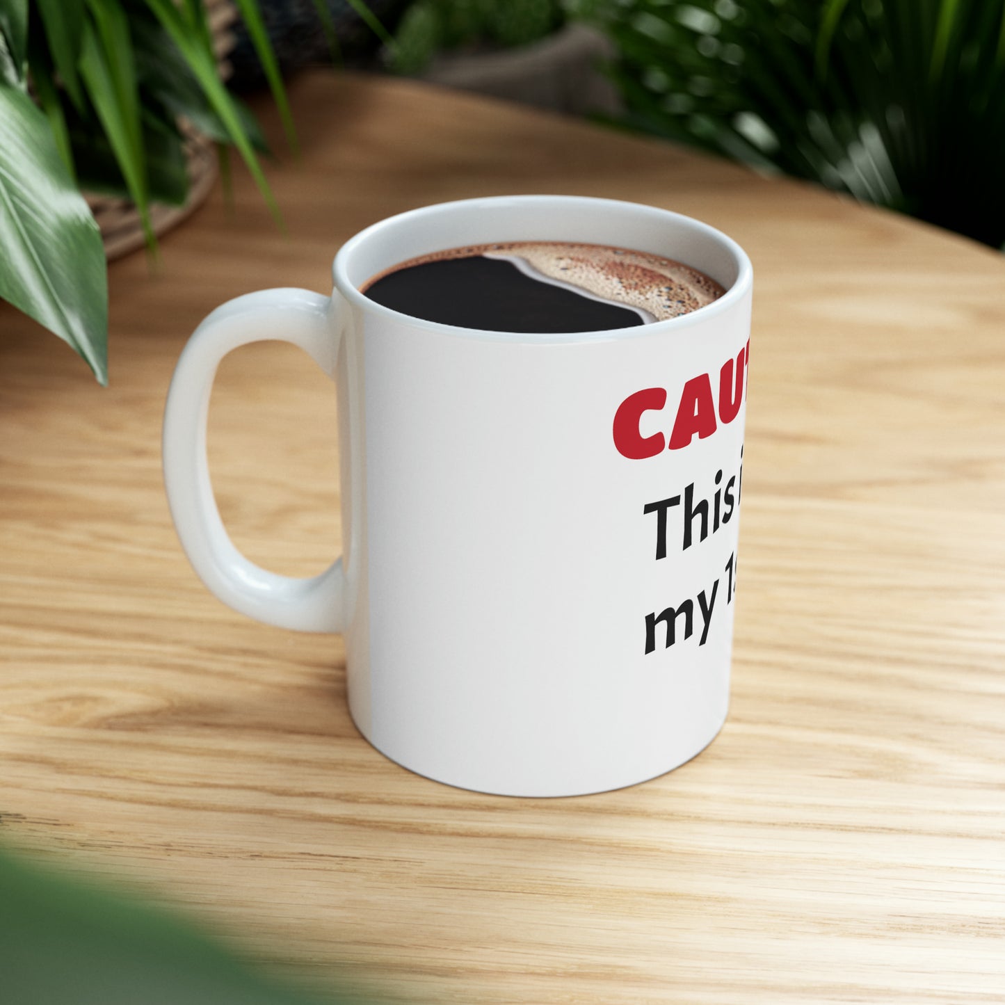 Caution - Ceramic Mug, 11oz