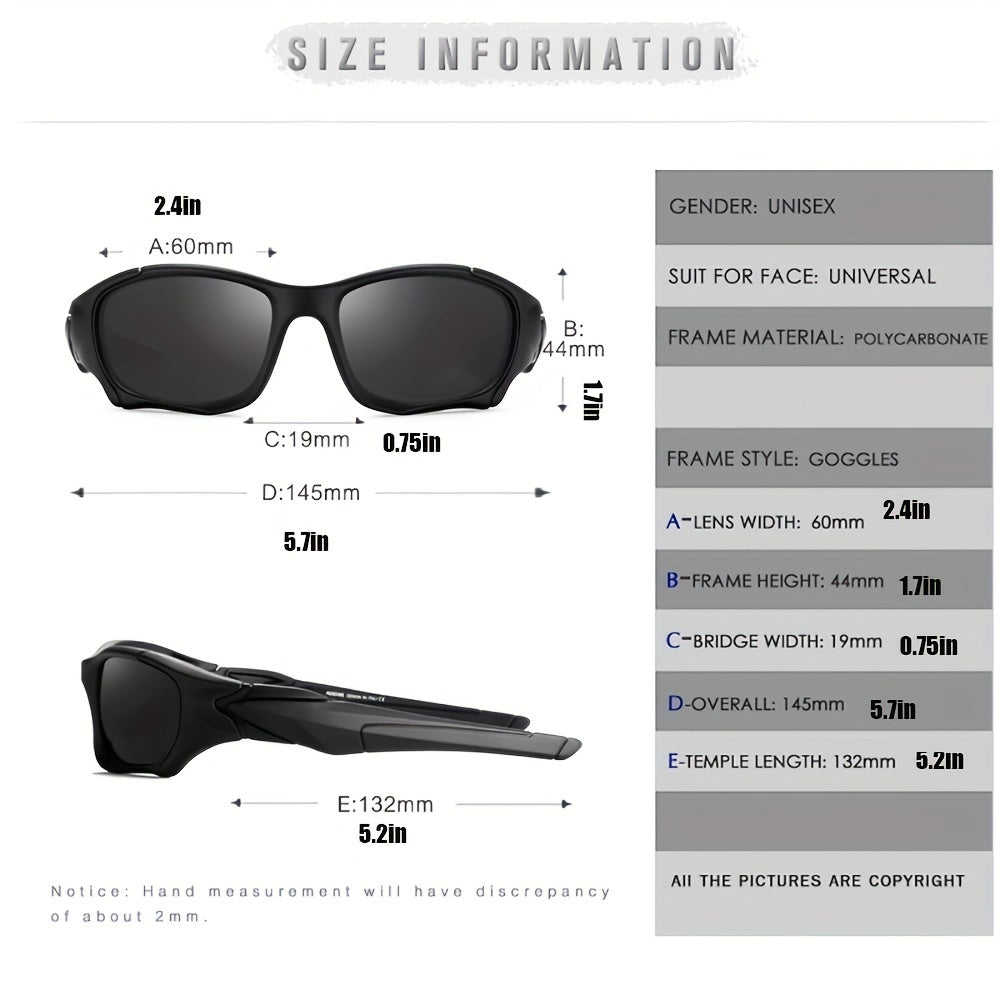 Stylish Sports Sunglasses: Unisex, UV Protection, Comfortable Fit, Durable