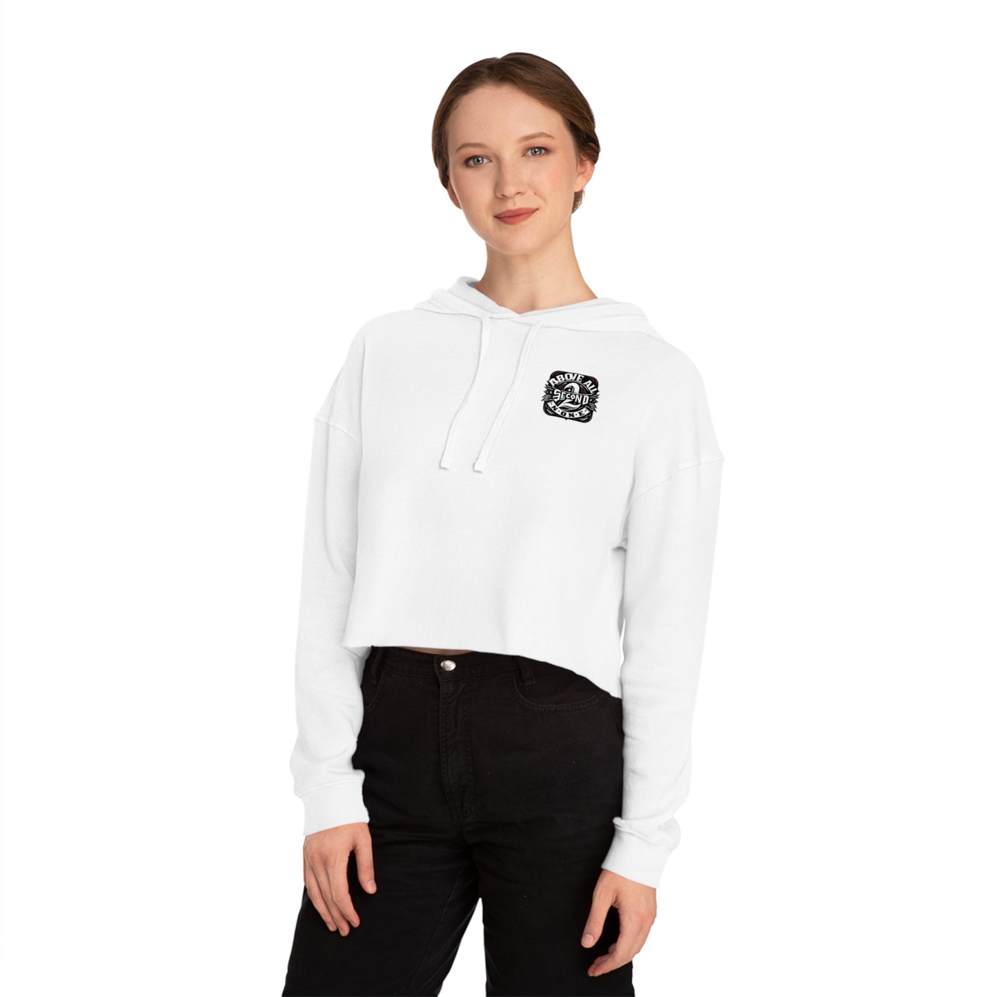 Above All Second 2 None Women’s Cropped Hooded Sweatshirt