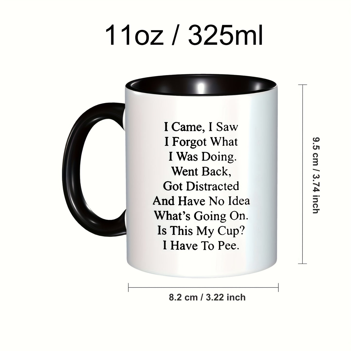 Senior Citizens Mug - 11oz Ceramic Coffee Mug/Tea Cup for Elderly Men and Women