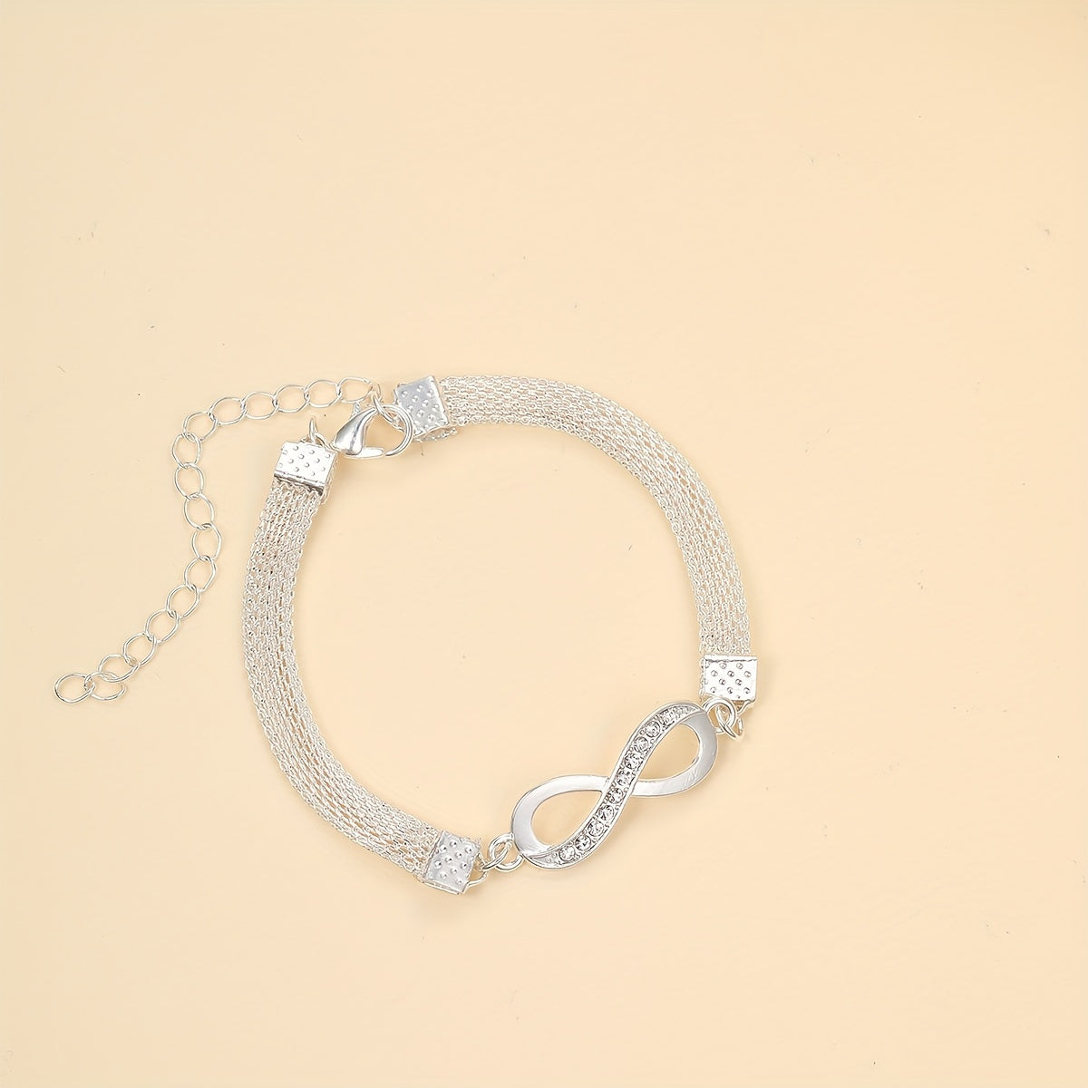 Elegant Zircon Anklet - Shiny Zinc Alloy Ankle Bracelet