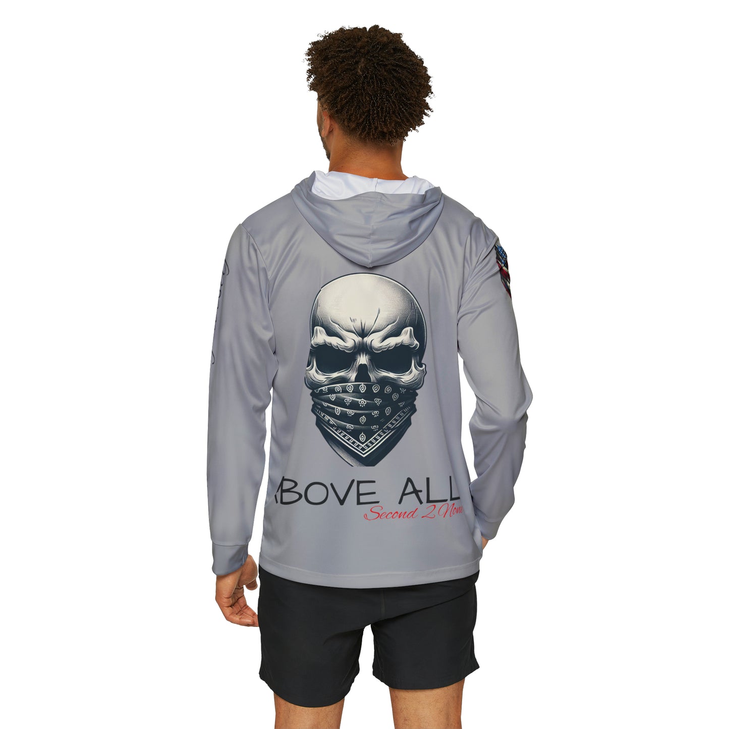 Above All 2nd to None Men's Sports Warmup Hoodie - Grey