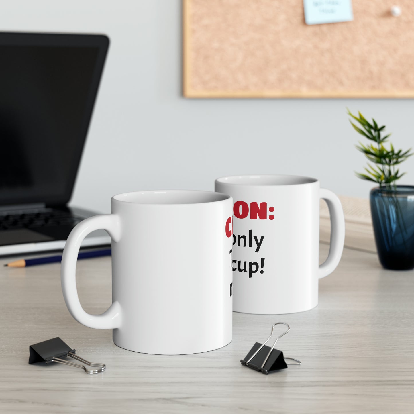 Caution - Ceramic Mug, 11oz