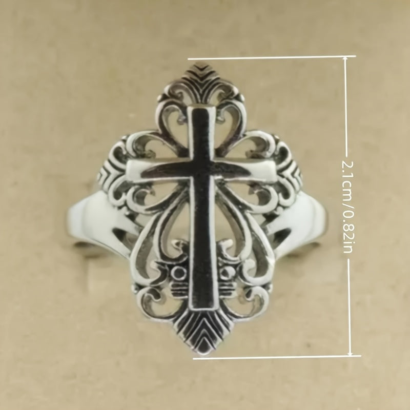 Vintage Stylish Cross Ring