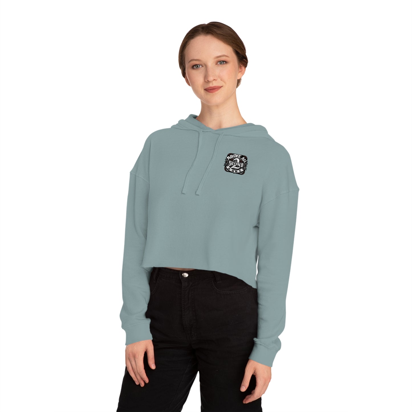 Above All Second 2 None Women’s Cropped Hooded Sweatshirt