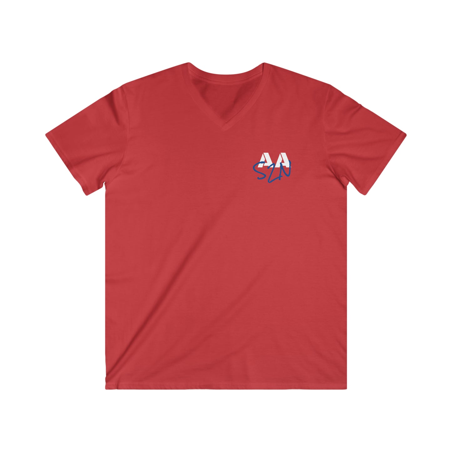 AAS2N USA Men's Fitted V-Neck Short Sleeve Tee