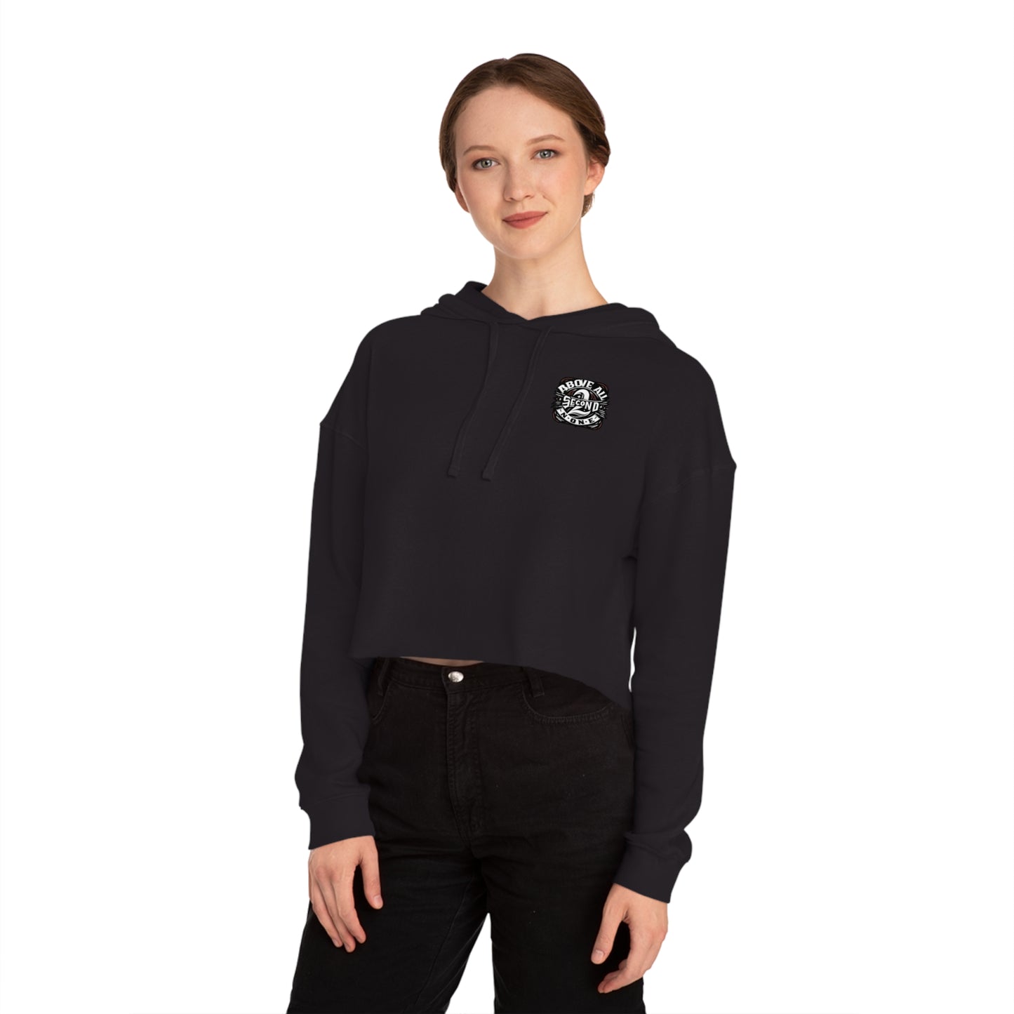 Above All Second 2 None Women’s Cropped Hooded Sweatshirt