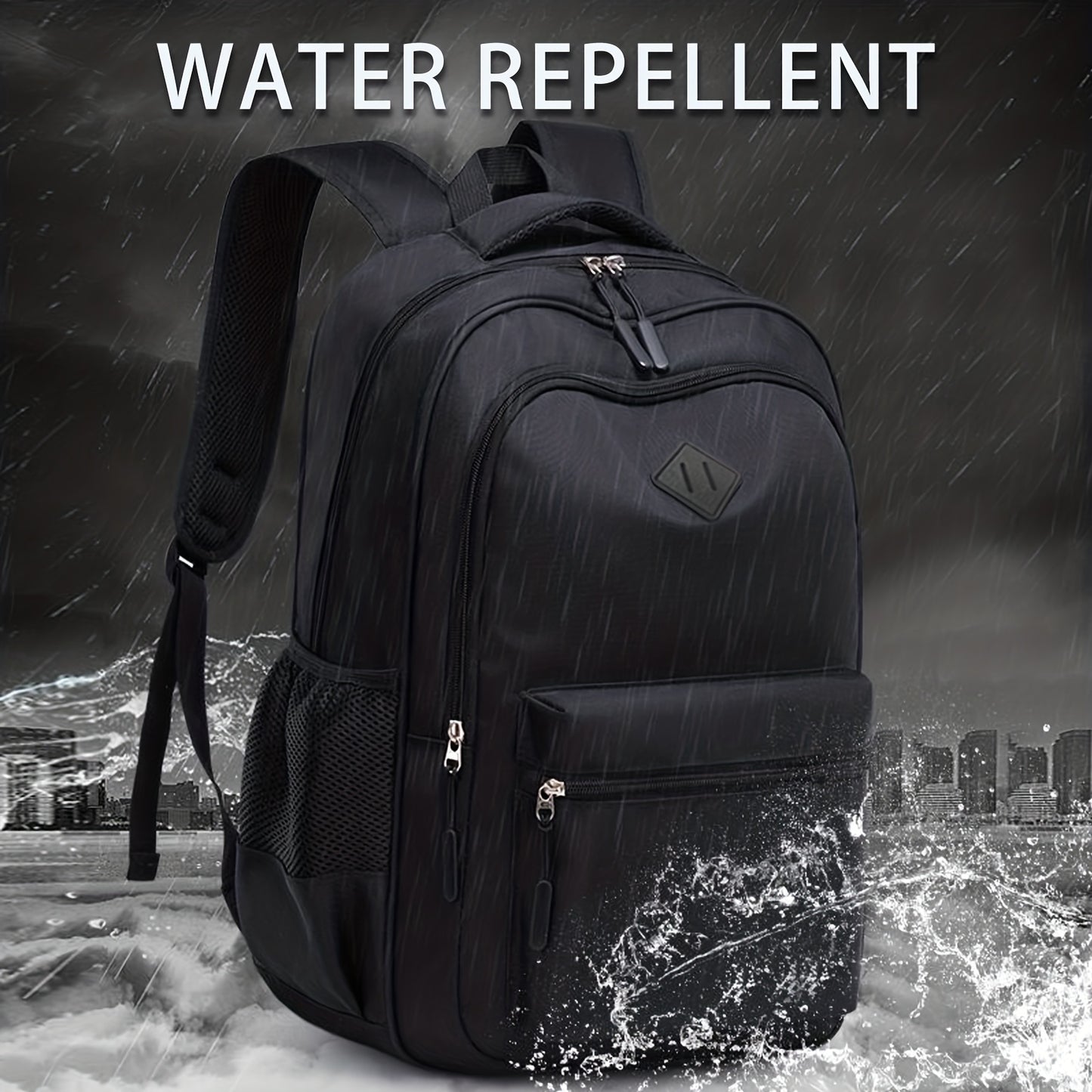 Waterproof Laptop Backpack with Large Capacity for Students