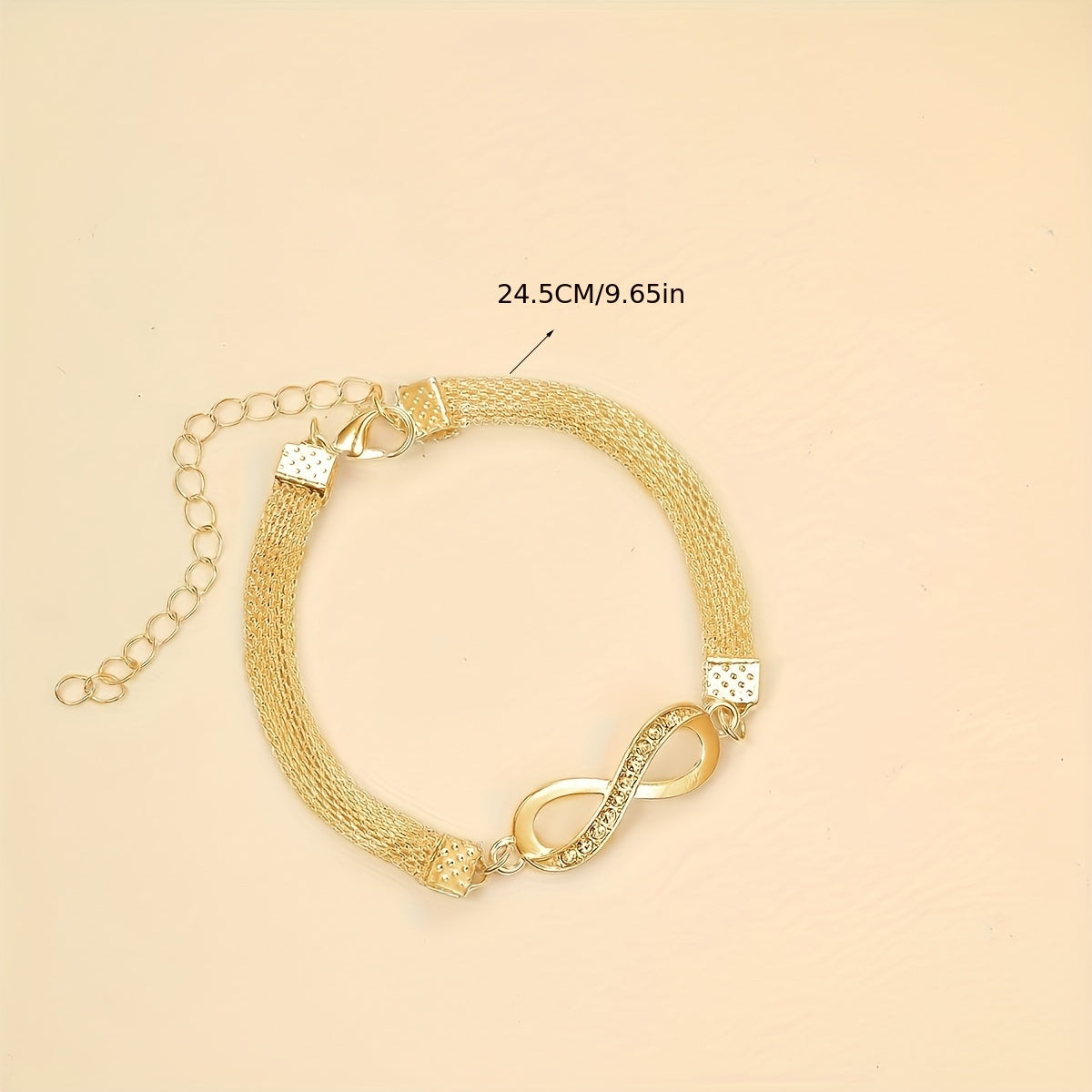Elegant Zircon Anklet - Shiny Zinc Alloy Ankle Bracelet