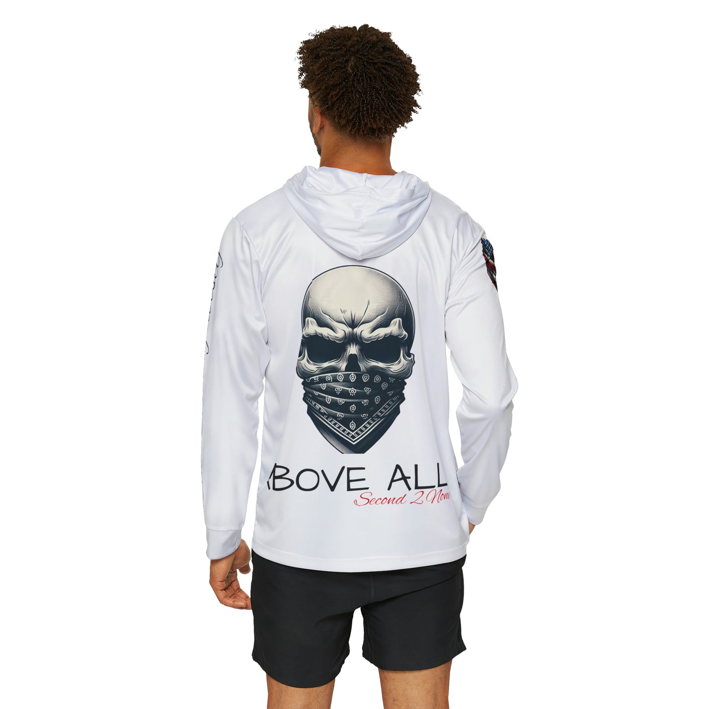 Above All 2nd to None Men's Sports Warmup Hoodie - White