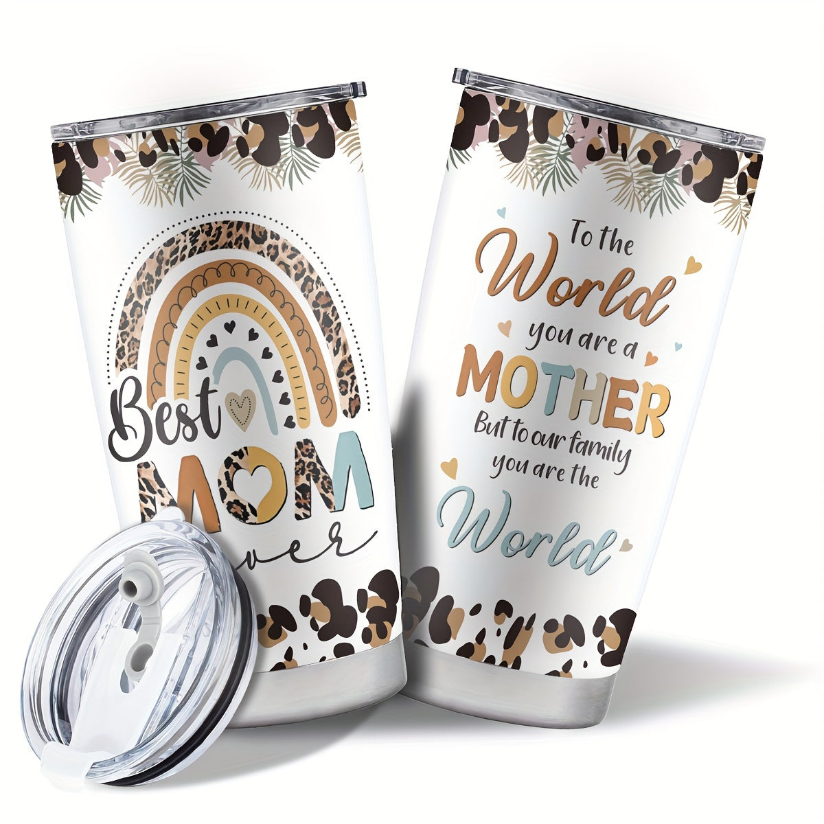 Best Mom Ever Tumbler with Straw 20oz Capacity and Durable Design