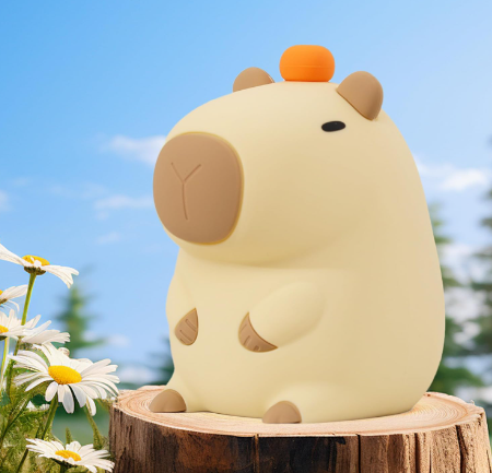 Charming Capybara LED Night Light – Perfect for Kids of all Ages & Animal Lovers!