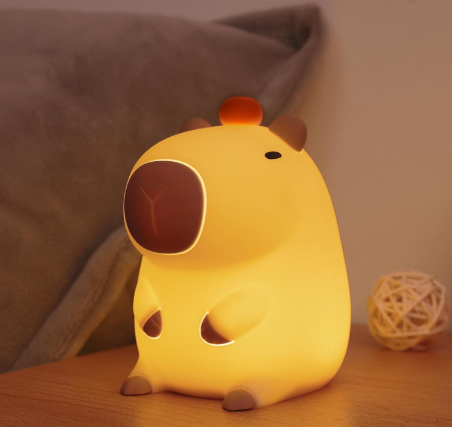 Charming Capybara LED Night Light – Perfect for Kids of all Ages & Animal Lovers!