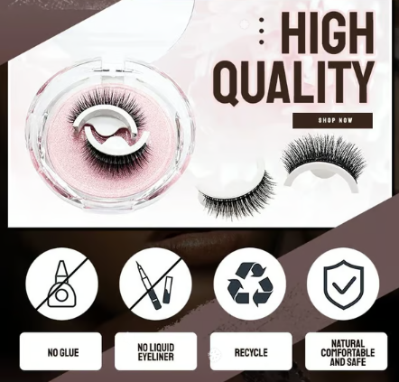 Reusable Self-Adhesive Luxe Lash Set – No Glue, No Fuss!