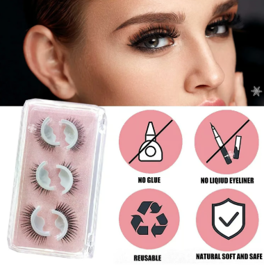 Reusable Self-Adhesive Luxe Lash Set – No Glue, No Fuss!