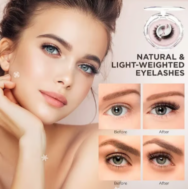 Reusable Self-Adhesive Luxe Lash Set – No Glue, No Fuss!