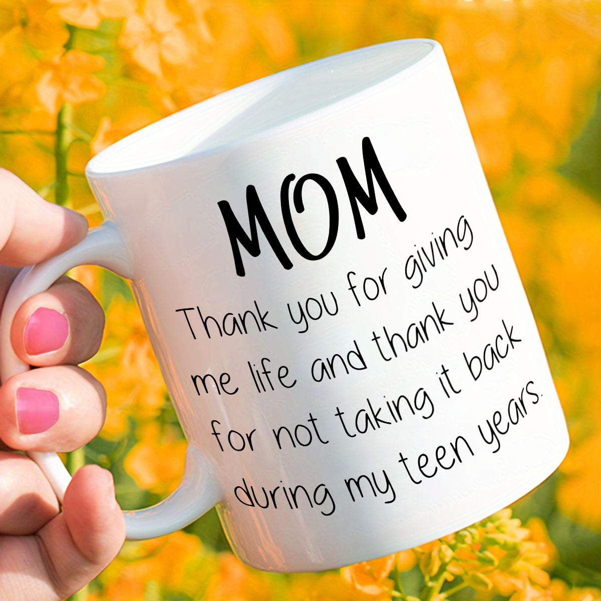Giving Me Life Funny Coffee Mug