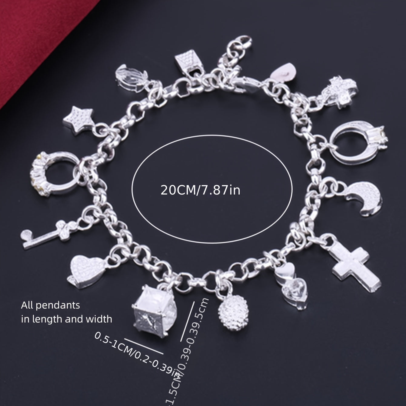 Elegant Link Chain Bracelet - Good Luck Charm Accessory