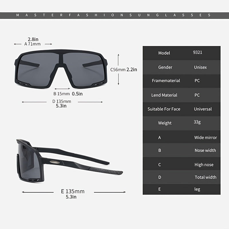 Stylish Women's Outdoor Sunglasses - Windproof and Sports Eyewear