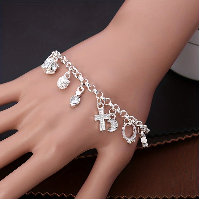Elegant Link Chain Bracelet - Good Luck Charm Accessory