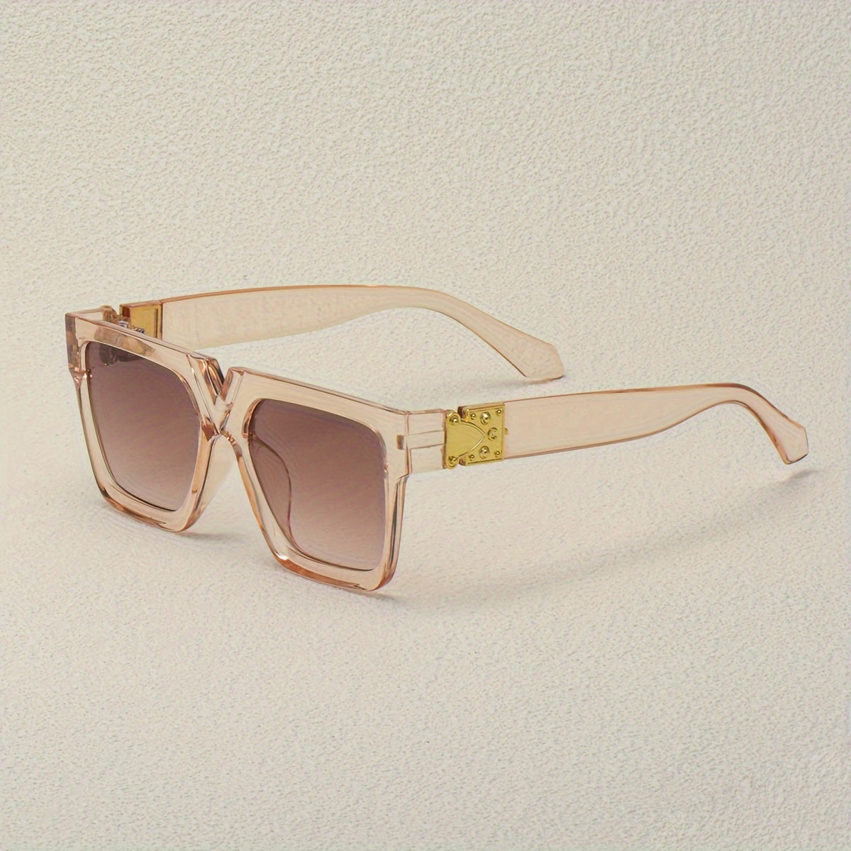 Oversized Sunglasses, Hip-Hop Party Shades, Fashionable Street Snap Accessory, UV Protection Eyewear, Unisex Retro Square