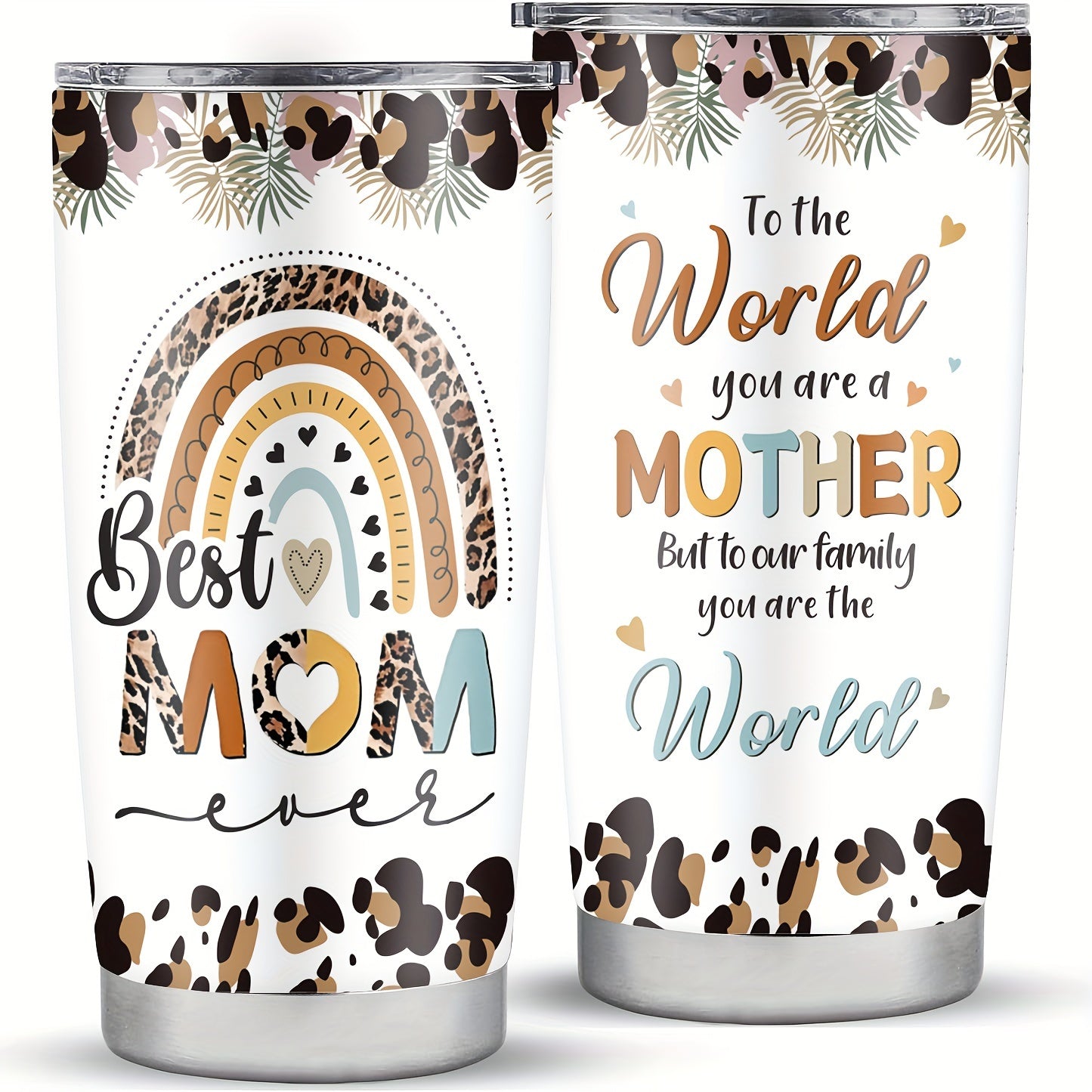 Best Mom Ever Tumbler with Straw 20oz Capacity and Durable Design