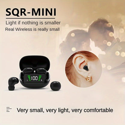 Mini In-Ear Wireless Headset with Noise Reduction Invisible Design