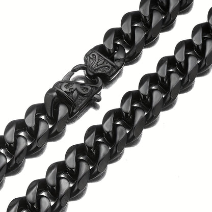 Unique Men's Chain Necklace Stainless Steel