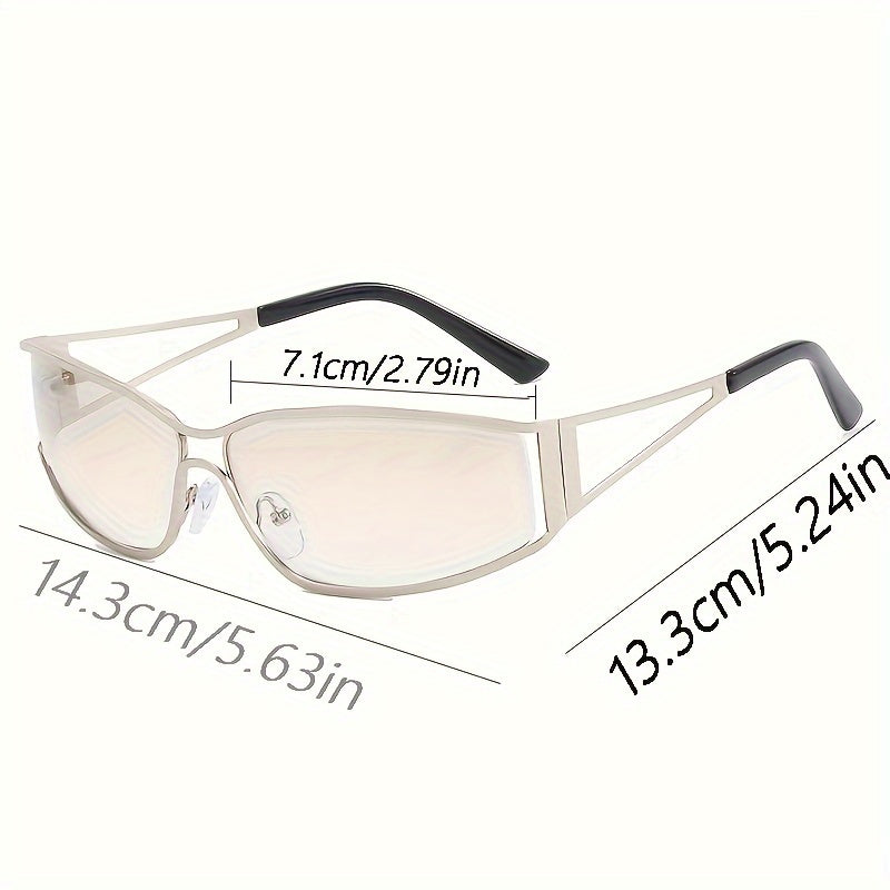 Gradient Sports Sunglasses - Unisex, Anti-Glare, Hollow-Out Design