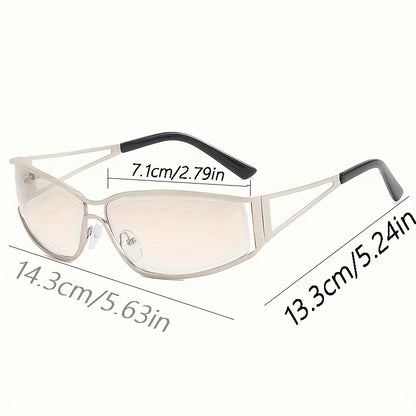 Gradient Sports Sunglasses - Unisex, Anti-Glare, Hollow-Out Design
