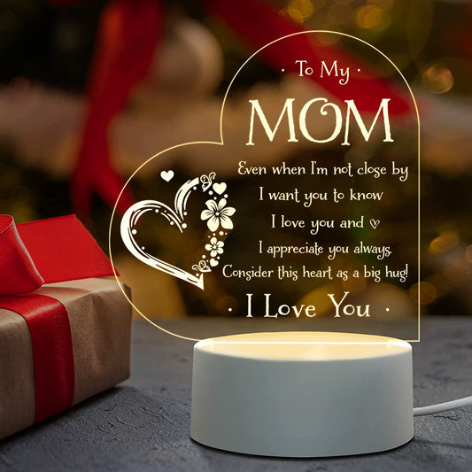 Engraved Night Light for Mom