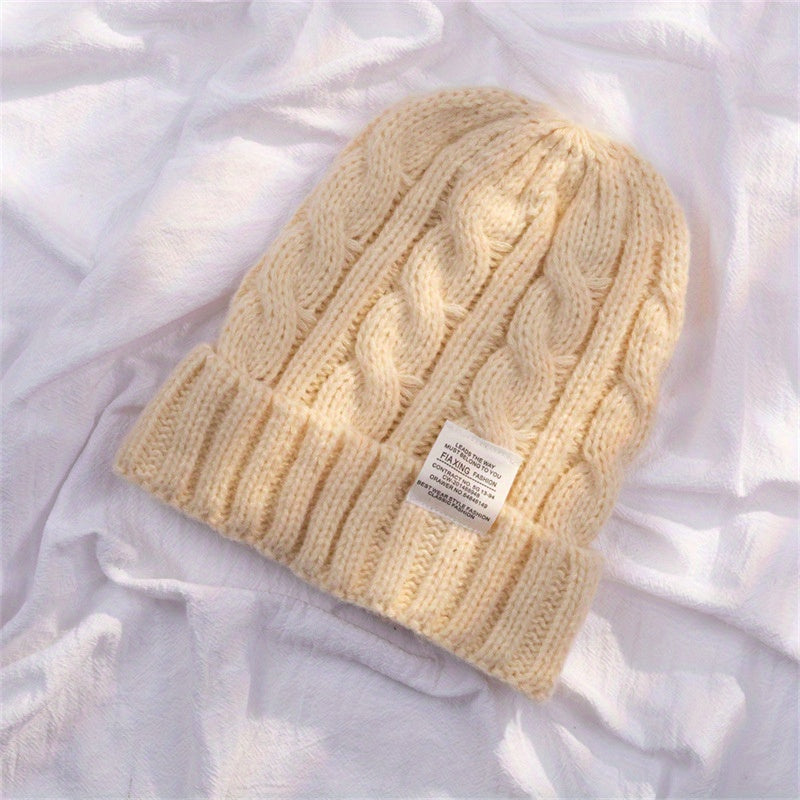 Women's Warm Knitted Hat with Ear Protection