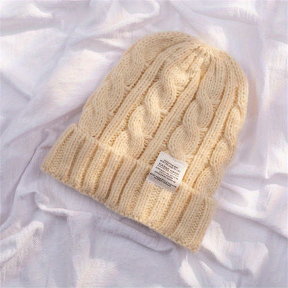 Women's Warm Knitted Hat with Ear Protection