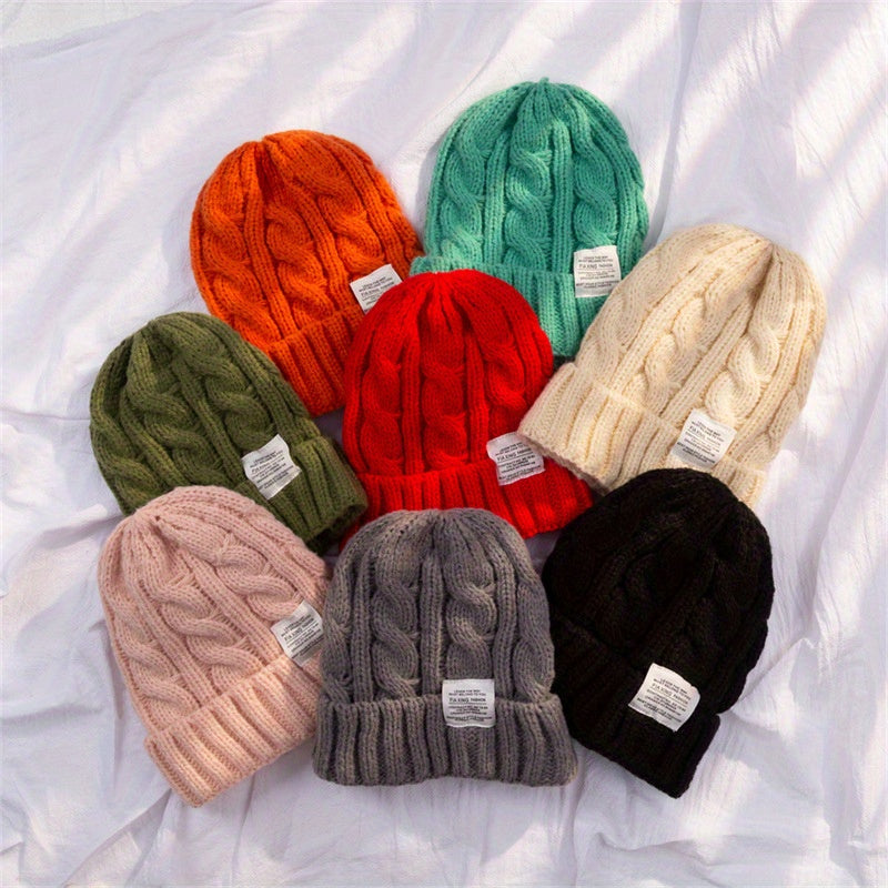 Women's Warm Knitted Hat with Ear Protection