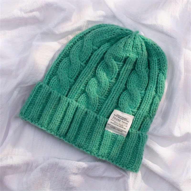 Women's Warm Knitted Hat with Ear Protection