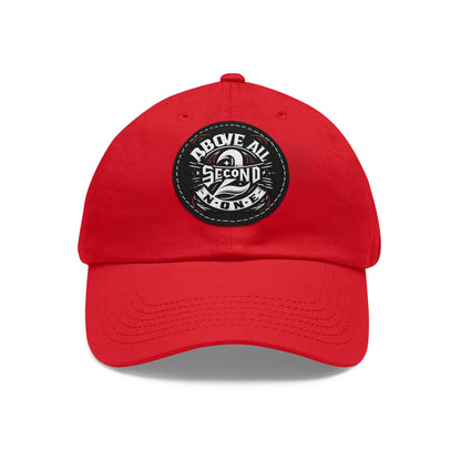 Dad Hat with Leather Patch