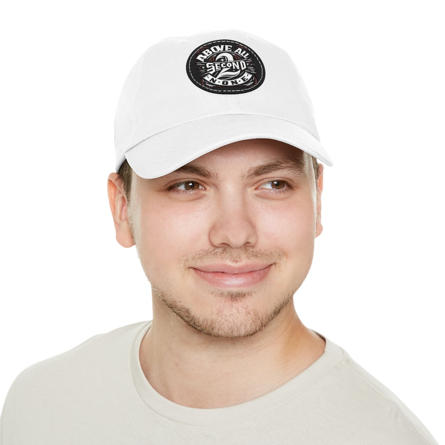 Dad Hat with Leather Patch