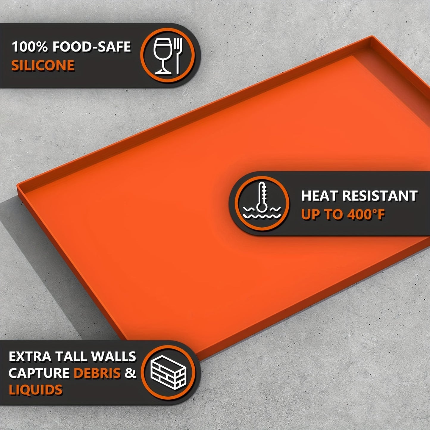 Silicone Griddle Mat for Blackstone Griddle - Heavy Duty Food Grade Cover to Protect from Dirt & Rust
