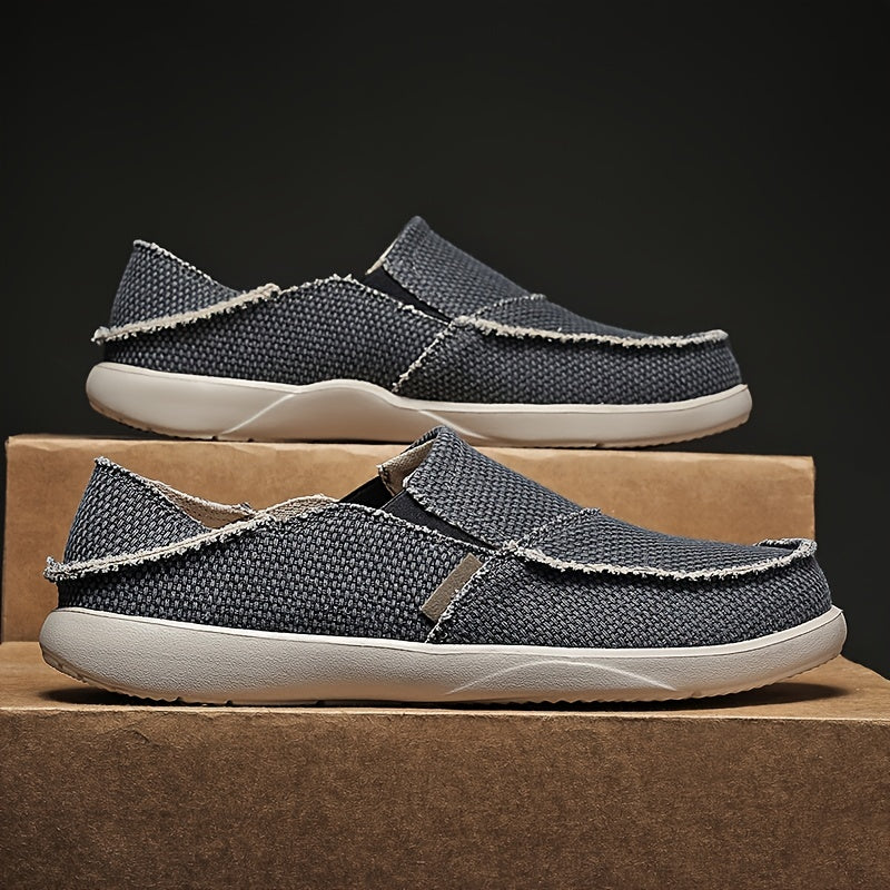 Men's Canvas Slip On Loafer Shoes