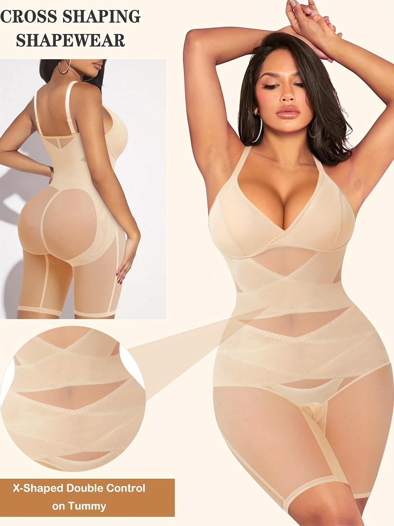 Curves & Confidence: Tummy Control Bodysuit with Butt Lift