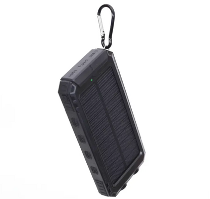 Ultimate 10000mAh Portable Solar Power Bank with Dual USB or MulltiPorts, LED Flashlight & Compass – Your Perfect Outdoor Emergency Charger