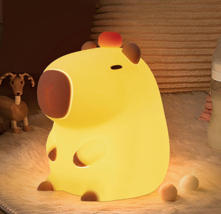 Charming Capybara LED Night Light – Perfect for Kids of all Ages & Animal Lovers!